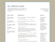 Tablet Screenshot of cv.albertoconti.com